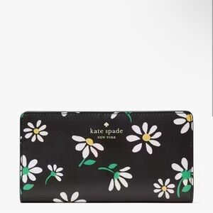 Kate Spade - Dana Daisies Large Slim Bifold Wallet
